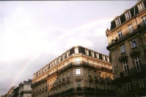 I happened upon a rainbow during my trip to Belgium.